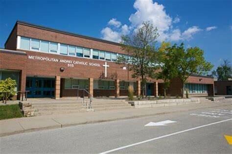 Picture of the outside of Metropolitan Andrei Catholic Elementary School